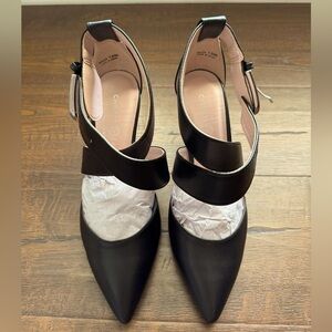 Chinese Laundry ~ NEW Racquel Black Stiletto Heels with Ankle Strap, Size 7.5